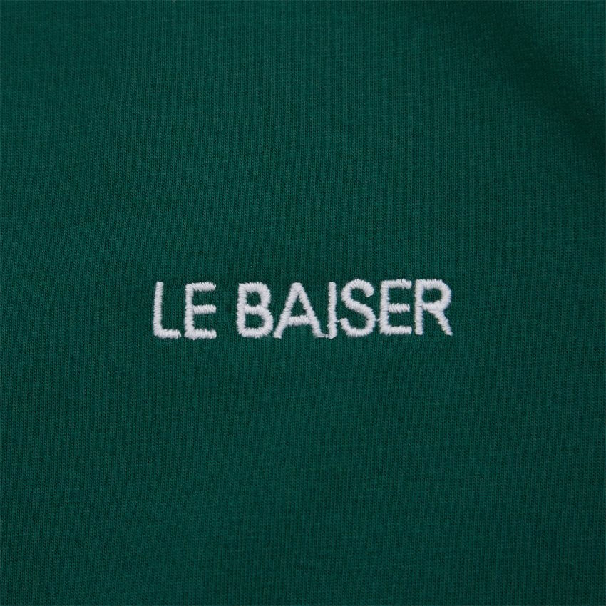 Le Baiser T-shirts BOURG. BOTTLE GREEN